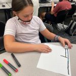 Students used Ozobots to practice coding!