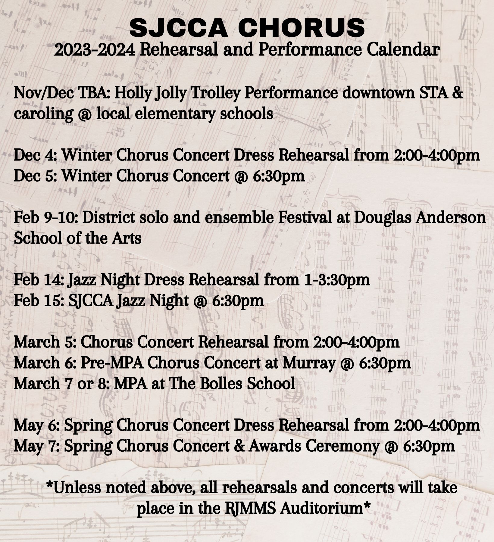 SJCCA Chorus Center for the Arts